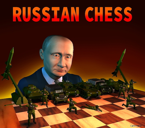 Cartoon: Russian Chess (medium) by Cartoonfix tagged russian,chess,putin,russland,ukraine,krieg