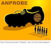 Cartoon: Anprobe (small) by Cartoonfix tagged fc,bayern,trainersuche,absagen
