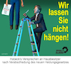 Cartoon: Das Versprechen (small) by Cartoonfix tagged robert,habeck,heizungsgesetz,wärmepumpen