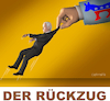 Cartoon: Der Rückzug (small) by Cartoonfix tagged druck,auf,biden,usa,wahl,rückzug