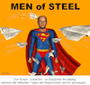 Cartoon: Men Of Steel (small) by Cartoonfix tagged olaf,scholz,fragen,der,abgeordneten,cum,ex,bundeshaushalt,2024,verfassungswiedrig,mieten,asylfrage
