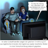 Cartoon: Samstagabend (small) by Cartoonfix tagged corona,infektionszahlen,lottozahlen,samstagabend