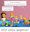 Cartoon: Wie alles begann... (small) by Cartoonfix tagged drosten,virologe