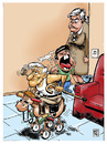 Cartoon: Velodromo domestico (small) by Wadalupe tagged dibujo humor grafico abuelo infancia juguete
