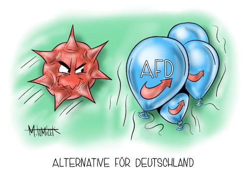 Cartoon: Alternative für Deutschland (medium) by Mirco Tomicek tagged afd,alternative,für,deutschland,klage,maskenpflicht,maske,pflicht,bundesparteitag,parteitag,partei,corona,covid19,virus,maßnahmen,schutzmaßnahmen,ansteckungsgefahr,kalkar,versammlung,kontakt,kontaktbeschränkung,cartoon,karikatur,pressekarikatur,mirco,tomicek,afd,alternative,für,deutschland,klage,maskenpflicht,maske,pflicht,bundesparteitag,parteitag,partei,corona,covid19,virus,maßnahmen,schutzmaßnahmen,ansteckungsgefahr,kalkar,versammlung,kontakt,kontaktbeschränkung,cartoon,karikatur,pressekarikatur,mirco,tomicek