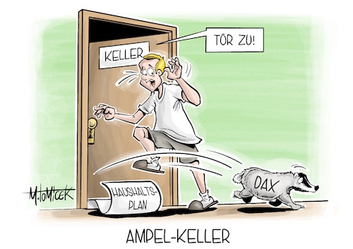 Cartoon: Ampel-Keller (medium) by Mirco Tomicek tagged ampel,koalition,regierung,ampelkoalition,haushalt,bundeshaushalt,haushaltsentwurf,haushaltsstreit,haushaltsplan,finanzen,börse,dax,fall,im,keller,cartoon,karikatur,pressekarikatur,mirco,tomicek,ampel,koalition,regierung,ampelkoalition,haushalt,bundeshaushalt,haushaltsentwurf,haushaltsstreit,haushaltsplan,finanzen,börse,dax,fall,im,keller,cartoon,karikatur,pressekarikatur,mirco,tomicek