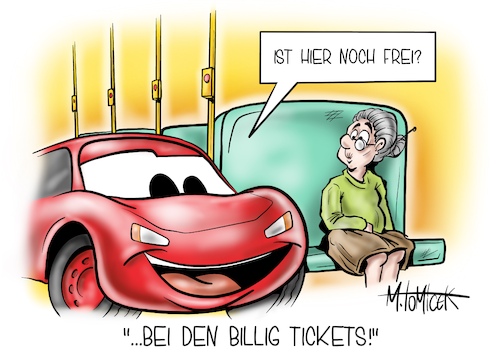 Cartoon: ...bei den billig Tickets (medium) by Mirco Tomicek tagged ampelkoalition,koalition,ampel,entlastung,entlastungspaket,öpnv,öffentlicher,nahverkehr,bus,bahn,tickets,ticket,bahnticket,busticket,pendler,öl,ölpreis,steuersenkung,benzin,diesel,koalitionsausschluss,lightning,mcqueen,disney,pixar,karikatur,pressekarikatur,cartoon,mirco,tomicek,ampelkoalition,koalition,ampel,entlastung,entlastungspaket,öpnv,öffentlicher,nahverkehr,bus,bahn,tickets,ticket,bahnticket,busticket,pendler,öl,ölpreis,steuersenkung,benzin,diesel,koalitionsausschluss,lightning,mcqueen,disney,pixar,karikatur,pressekarikatur,cartoon,mirco,tomicek