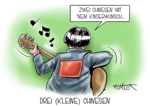 Cartoon: Drei kleine Chinesen (medium) by Mirco Tomicek tagged china,lockert,lockerung,familie,familienwunsch,kinder,kinderwunsch,drei,kind,politik,familienpolitik,familienplanung,paare,eltern,babys,chinesen,karikatur,cartoon,pressekarikatur,mirco,tomicek,china,lockert,lockerung,familie,familienwunsch,kinder,kinderwunsch,drei,kind,politik,familienpolitik,familienplanung,paare,eltern,babys,chinesen,karikatur,cartoon,pressekarikatur,mirco,tomicek