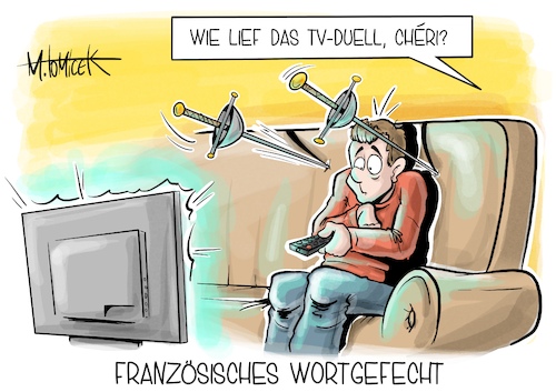 Französisches Wortgefecht