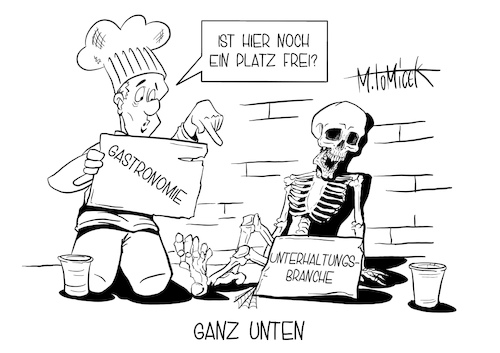 Ganz unten