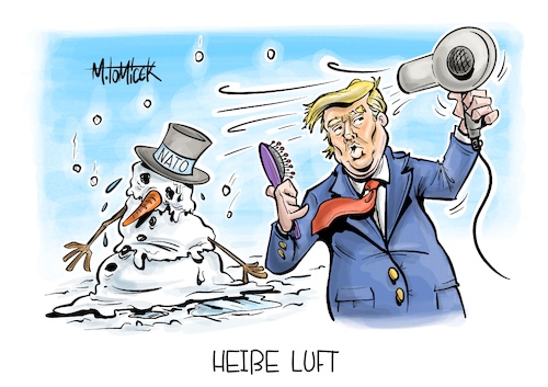 Cartoon: Heiße Luft (medium) by Mirco Tomicek tagged donald,trump,nato,forderungen,forderung,ausgaben,finanzen,geld,prozent,usa,us,amerika,präsident,zukünftiger,heiße,luft,schnee,schneefall,schneemann,rüstung,karikatur,pressekarikatur,cartoon,mirco,tomicek,donald,trump,nato,forderungen,forderung,ausgaben,finanzen,geld,prozent,usa,us,amerika,präsident,zukünftiger,heiße,luft,schnee,schneefall,schneemann,rüstung,karikatur,pressekarikatur,cartoon,mirco,tomicek