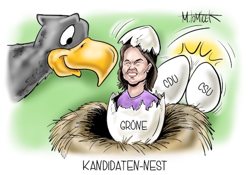 Cartoon: Kandidaten-Nest (medium) by Mirco Tomicek tagged annalena,baerbock,grüne,grünen,bündnis,90,kanzlerkandidatin,kanzlerkandidat,kanzlerkandidatur,kanzlerkandidaturen,kandidaten,rennen,kanlzler,kanzlerin,kanzleramt,frage,kanzlerfrage,wahlen,armin,laschet,markus,söder,cdu,csu,union,bundesvorstand,treffen,konferenz,vorschlag,deutschland,neuanfang,cartoon,karikatur,pressekarikatur,mirco,tomicek,annalena,baerbock,grüne,grünen,bündnis,90,kanzlerkandidatin,kanzlerkandidat,kanzlerkandidatur,kanzlerkandidaturen,kandidaten,rennen,kanlzler,kanzlerin,kanzleramt,frage,kanzlerfrage,wahlen,armin,laschet,markus,söder,cdu,csu,union,bundesvorstand,treffen,konferenz,vorschlag,deutschland,neuanfang,cartoon,karikatur,pressekarikatur,mirco,tomicek