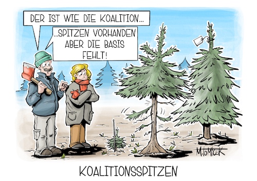 Cartoon: Koalitionsspitzen (medium) by Mirco Tomicek tagged koalition,koalitionsspitzen,spitzen,koalitionsausschuss,ausschuss,union,cdu,csu,spd,friedrich,merz,kanzler,treffen,probleme,kritik,weihnachten,weihnachtsbaum,karikatur,cartoon,pressekarikatur,mirco,tomicek,koalition,koalitionsspitzen,spitzen,koalitionsausschuss,ausschuss,union,cdu,csu,spd,friedrich,merz,kanzler,treffen,probleme,kritik,weihnachten,weihnachtsbaum,karikatur,cartoon,pressekarikatur,mirco,tomicek