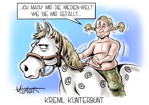 Cartoon: Kreml Kunterbunt (medium) by Mirco Tomicek tagged russland,wladimir,putin,kreml,moskau,bbc,medien,presse,pressefreiheit,internet,webseiten,webseite,sperren,gesperrt,informationen,ukraine,krieg,krise,konflikt,pipi,langstrumpf,cartoon,karikatur,pressekarikatur,mirco,tomicek,russland,wladimir,putin,kreml,moskau,bbc,medien,presse,pressefreiheit,internet,webseiten,webseite,sperren,gesperrt,informationen,ukraine,krieg,krise,konflikt,pipi,langstrumpf,cartoon,karikatur,pressekarikatur,mirco,tomicek