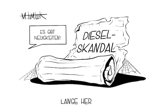 Cartoon: Lange her (medium) by Mirco Tomicek tagged vw,europäische,gerichtshof,gericht,illegal,software,manipulation,abgaswerte,abgas,gas,diesel,skandal,dieselskandal,auto,autoindustrie,schummel,schummelsoftware,volkswaagen,fahrzeuge,autos,kfz,eugh,verschmutzung,umwelt,natur,umweltverschmutzung,cartoon,karikatur,pressekarikatur,mirco,tomicek,vw,europäische,gerichtshof,gericht,illegal,software,manipulation,abgaswerte,abgas,gas,diesel,skandal,dieselskandal,auto,autoindustrie,schummel,schummelsoftware,volkswaagen,fahrzeuge,autos,kfz,eugh,verschmutzung,umwelt,natur,umweltverschmutzung,cartoon,karikatur,pressekarikatur,mirco,tomicek