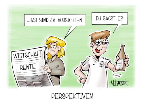 Cartoon: Perspektiven (medium) by Mirco Tomicek tagged fußball,wm,fußballspieler,weltmeisterschaft,kader,nagelsmann,nominierung,nationalmannschaft,mannschaft,eu,kommission,wachstumsprognose,bip,deutschland,rente,renten,rentenalter,renteneintrittsalter,rentendebatte,karikatur,cartoon,pressekarikatur,mirco,tomicek,fußball,wm,fußballspieler,weltmeisterschaft,kader,nagelsmann,nominierung,nationalmannschaft,mannschaft,eu,kommission,wachstumsprognose,bip,deutschland,rente,renten,rentenalter,renteneintrittsalter,rentendebatte,karikatur,cartoon,pressekarikatur,mirco,tomicek
