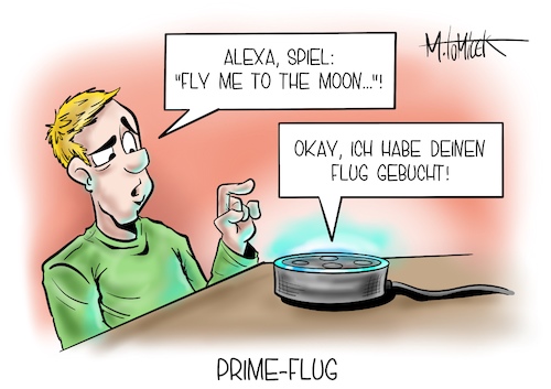 Cartoon: Prime-Flug (medium) by Mirco Tomicek tagged amazon,gründer,jeff,bezos,flug,fliegt,all,weltraum,weltraumfahrt,astronaut,universum,blue,origin,alexa,echo,space,rakete,weltraumflug,tourismus,weltraumtourismus,buchen,cartoon,karikatur,pressekarikatur,mirco,tomicek,amazon,gründer,jeff,bezos,flug,fliegt,all,weltraum,weltraumfahrt,astronaut,universum,blue,origin,alexa,echo,space,rakete,weltraumflug,tourismus,weltraumtourismus,buchen,cartoon,karikatur,pressekarikatur,mirco,tomicek