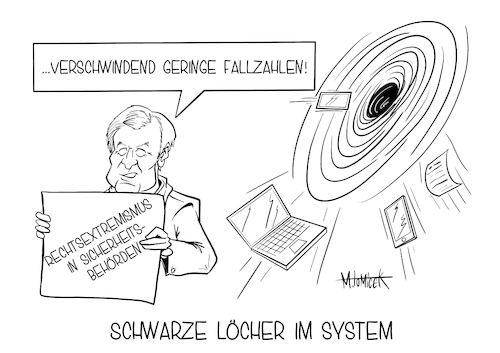 Schwarze Löcher im System