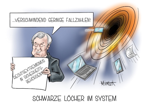 Schwarze Löcher im System