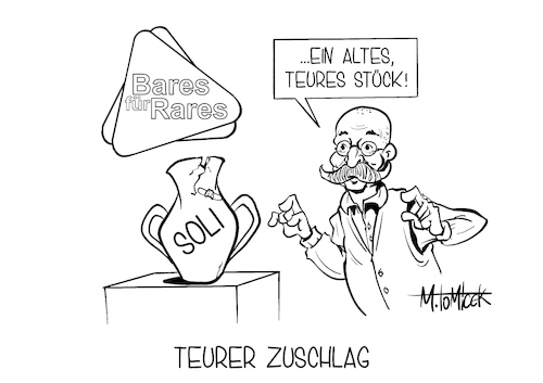 Teurer Zuschlag