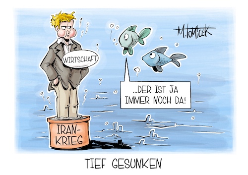 Tief gesunken