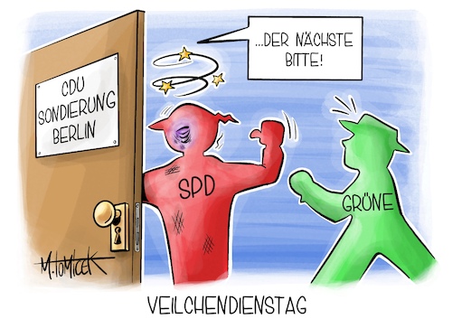 Cartoon: Veilchendienstag (medium) by Mirco Tomicek tagged sondierung,sondierungsgespräch,sondierungsgespräche,berlin,cdu,spd,grüne,koalition,verhandlung,gespräch,regierung,regierungsverhandlung,wahl,wahlen,wahlsieger,veilchendienstag,aschermittwoch,karneval,fasching,ampel,ampelmännchen,karikatur,pressekarikatur,cartoon,mirco,tomicek,sondierung,sondierungsgespräch,sondierungsgespräche,berlin,cdu,spd,grüne,koalition,verhandlung,gespräch,regierung,regierungsverhandlung,wahl,wahlen,wahlsieger,veilchendienstag,aschermittwoch,karneval,fasching,ampel,ampelmännchen,karikatur,pressekarikatur,cartoon,mirco,tomicek