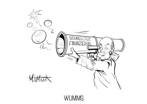 Cartoon: Wumms (medium) by Mirco Tomicek tagged olaf,scholz,digitaler,aschermittwoch,ascher,mittwoch,bazooka,steinschleuder,virtuell,virtueller,versprechen,zusagen,zugesagt,versprochen,computer,homeoffice,zuhause,finanzen,finanzierung,kostenloser,kostenlos,schnelltests,schnell,test,schnelltest,testen,corona,hilfen,coronahilfen,covid19,lockdown,virus,getestet,selbsttest,apotheken,teststrategie,märz,kanzlerkandidat,kanzleramt,kanzler,cartoon,karikatur,pressekarikatur,mirco,tomicek,olaf,scholz,digitaler,aschermittwoch,ascher,mittwoch,bazooka,steinschleuder,virtuell,virtueller,versprechen,zusagen,zugesagt,versprochen,computer,homeoffice,zuhause,finanzen,finanzierung,kostenloser,kostenlos,schnelltests,schnell,test,schnelltest,testen,corona,hilfen,coronahilfen,covid19,lockdown,virus,getestet,selbsttest,apotheken,teststrategie,märz,kanzlerkandidat,kanzleramt,kanzler,cartoon,karikatur,pressekarikatur,mirco,tomicek