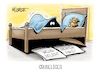 Cartoon: Gruseliges (small) by Mirco Tomicek tagged pistorius,verteidigung,bundeswehr,wehrdienst,wehrpflicht,freiwillig,freiwillige,auslosen,soldaten,soldat,bundeswehrdienst,rente,rentenpaket,paket,aktiv,aktivrente,jugend,horror,grusel,halloween,karikatur,cartoon,pressekarikatur,mirco,tomicek