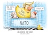 Cartoon: Herren im Bad (small) by Mirco Tomicek tagged herren,im,bad,loriot,nahost,usa,angriff,iran,iranisches,atomlager,israel,krieg,raketen,attacken,angriffe,amerika,donald,trump,militär,eu,brüssel,gipfel,treffen,nato,den,haag,operation,orange,shield,karikatur,pressekarikatur,cartoon,mirco,tomicek