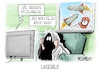 Cartoon: Lagebild (small) by Mirco Tomicek tagged nahost,israel,iran,krieg,raketen,usa,us,kriegseintritt,amerika,donald,trump,zwei,wochen,entscheidung,hitzewelle,hitze,welle,sahara,sommer,sonne,wetter,warm,heiß,karikatur,cartoon,pressekarikatur,mirco,tomicek