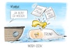 Cartoon: Moby-Dick (small) by Mirco Tomicek tagged donald,trump,strafzoll,strafzölle,zoll,zölle,frist,verschoben,china,zollpolitik,us,usa,amerika,benjamin,netanjahu,nobelpreis,friedensnobelpreis,vorgeschlagen,wirtschaft,industrie,moby,dick,karikatur,pressekarikatur,cartoon,mirco,tomicek