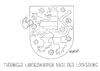 Cartoon: Neues Thüringer Landeswappen (small) by Mirco Tomicek tagged thüringen,ramelow,corona,lockerung,covid19,maskenpflicht,regeln,wappen