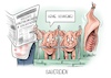 Cartoon: Sauereien (small) by Mirco Tomicek tagged schlachthof,arbeit,arbeitsbedingungen,schwein,sauereien,schlachthöfe,arbeiter,corona,pandemie