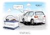 Cartoon: Starthilfe (small) by Mirco Tomicek tagged autogipfel,auto,gipfel,autoindustrie,industrie,autos,wirtschaft,arbeitsplätze,krise,autobranche,verbrenner,elektro,starthilfe,oktoberfest,ozapft,is,cartoon,karikatur,pressekarikatur,mirco,tomicek