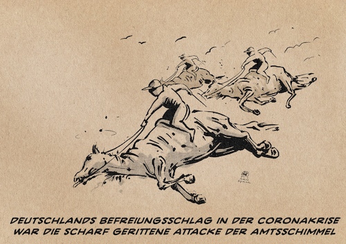 Cartoon: Amtschimmel (medium) by Guido Kuehn tagged corona,covid,hausärzte,impfen,corona,covid,hausärzte,impfen