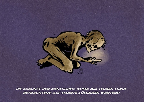 Cartoon: Dead Smart (medium) by Guido Kuehn tagged klima,umwelt,wandel,katatstrophe,klima,umwelt,wandel,katatstrophe