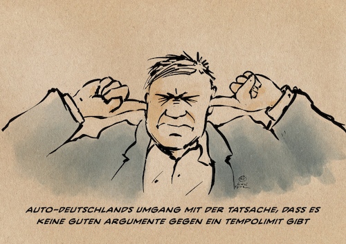 Cartoon: Fetisch-Haft (medium) by Guido Kuehn tagged tempolimit,fdp,mobilität,tempolimit,fdp,mobilität