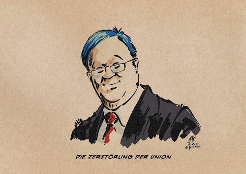 Cartoon: Laschet besser als Rezo! (medium) by Guido Kuehn tagged laschet,wahl,btw2021,rezo,union,cdu,csu,laschet,wahl,btw2021,rezo,union,cdu,csu