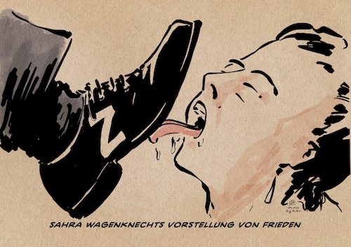 Cartoon: Wagenknechten (medium) by Guido Kuehn tagged krieg,ukraine,putin,wagenknecht,krieg,ukraine,putin,wagenknecht