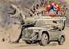 Cartoon: Jurassic SUV (small) by Guido Kuehn tagged suv,mobilitätswende