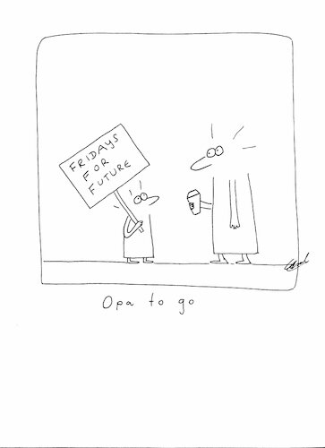 Cartoon: - (medium) by CarolGillert tagged fridays,future,to,go
