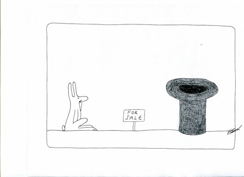 Cartoon: - (medium) by CarolGillert tagged hase,chance,entscheidung