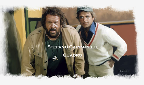 Cartoon: Bud Spencer   Terence Hill (medium) by carparelli tagged with,cintiq,12
