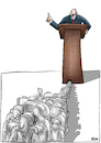 Cartoon: Politicians and migration (small) by miguelmorales tagged politicians,migration,policies,speech,corruption