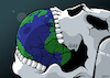 Cartoon: War (small) by Enrico Bertuccioli tagged war,destruction,devastation,worldwar,eating,massacre,bloodshed,peace,life,death,stopwar,skull,earth,planetearth,political,politicalcartoon,editorialcartoon