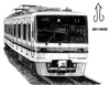 Cartoon: Sendai Subway 1000 Series (small) by Teruo Arima tagged train,rollingstock,railway,railroad,japan,sendai