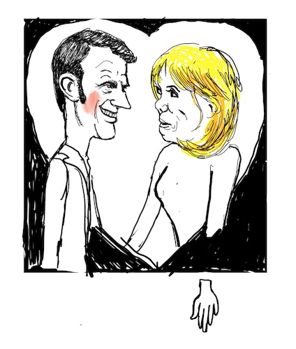 Cartoon: Macron (medium) by caminante tagged caricature