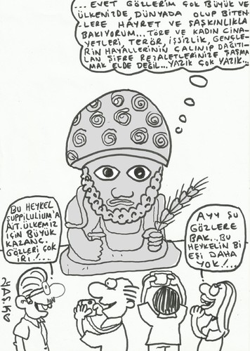 Cartoon: 2.suppiluliuma (medium) by yasar kemal turan tagged historical