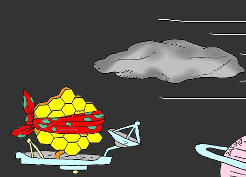 Cartoon: 3I ATLAS (medium) by yasar kemal turan tagged 3i,atlas