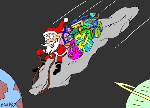 Cartoon: 3I ATLAS (medium) by yasar kemal turan tagged 3i,atlas